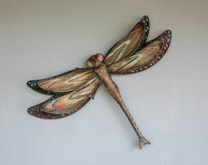 deco metal dragonfly
