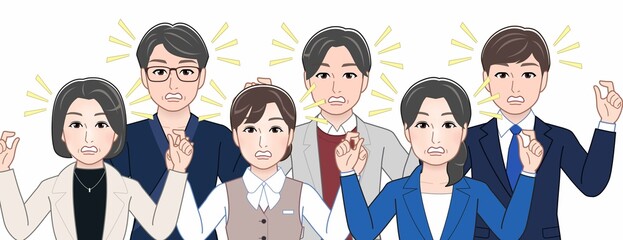 一緒に働く人々