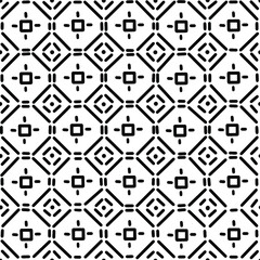 Black vector ornametic dashed lines, seamless pattern. Design element for prints, backgrounds, template, web pages and textile pattern.