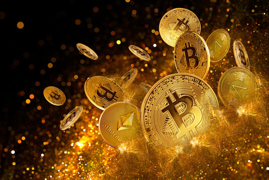 cryppto currency concept - Powered by Adobe