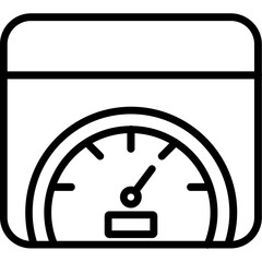 Speedometer Icon 