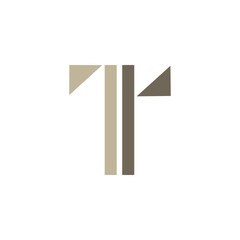 Letter T icon logo vector
