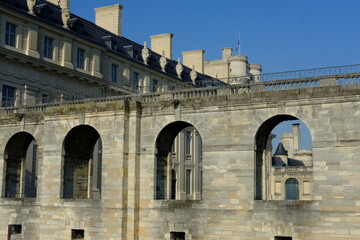 The castle of Vincennes just after its wonderful renovation. The 10th November 2021, Vincennes, France.