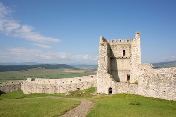 Fototapeta na wymiar View from Spiš Castle in summer, Slovakia