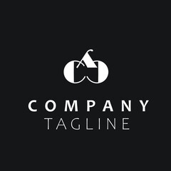 Modern Bicycle logo with minimalist design