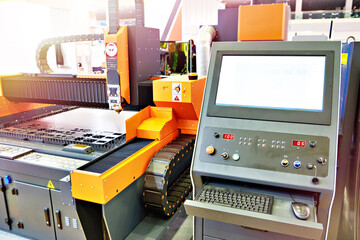 Metal laser cutting CNC machine