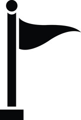 Flag Vector Icon Design Illustration