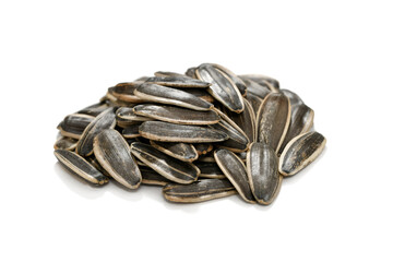 Heap of Sunflower Seeds Isolated
