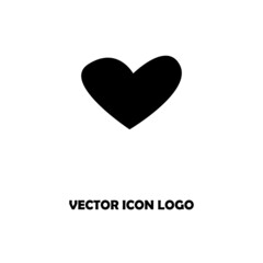 Love icon. Heart icon vector. Like icon vector.
