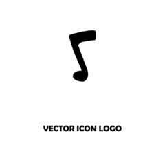 Music note icon in trendy flat style isolated on background. Music note icon page symbol for your web site design Music note icon logo, app, UI. Music note icon Vector illustration, EPS10.
