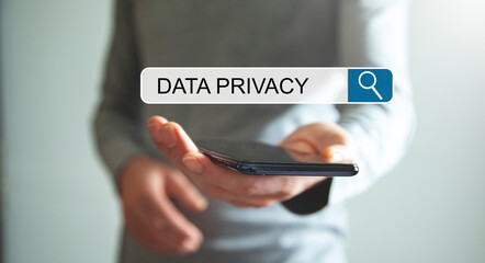 man search data privacy text