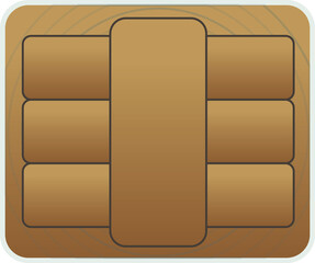 Chip für Geldkarten, elektronische bargeldlose Bezahlung