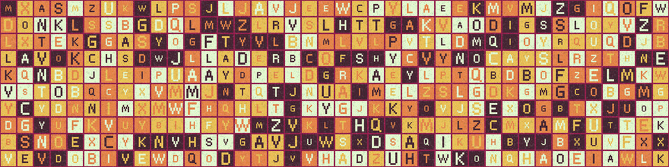 Abstract Geometric Pattern generative computational art illustration