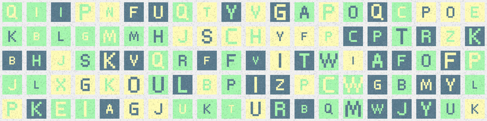 Abstract Geometric Pattern generative computational art illustration