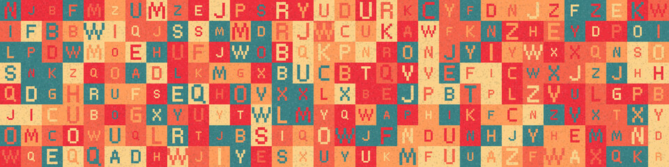 Abstract Geometric Pattern generative computational art illustration