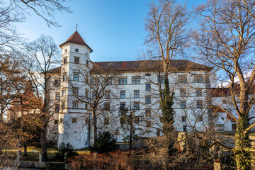 The historical castle complex in old town of Jindrichuv Hradec city. It is the third largest castle...