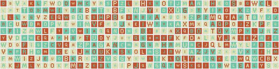 Abstract Geometric Pattern generative computational art illustration