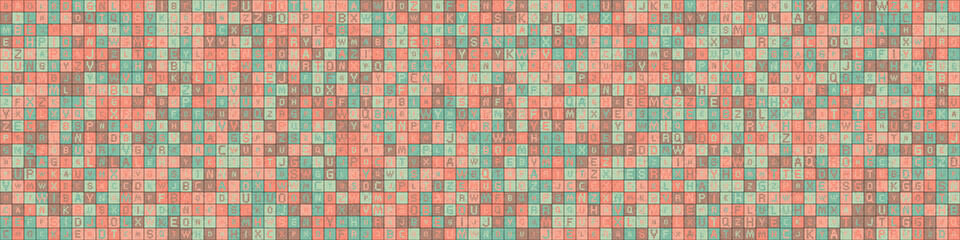 Fototapeta premium Abstract Geometric Pattern generative computational art illustration