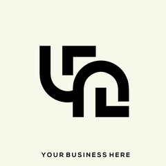 UA monogram logo.Letter u, letter a typographic icon.Lettering sign isolated on light background.Alphabet initials.Modern, design, geometric, web, tech style characters.