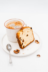cake with coffee