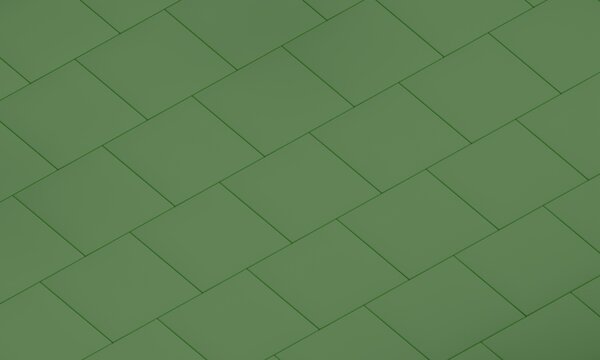 Isometric background of empty green plots