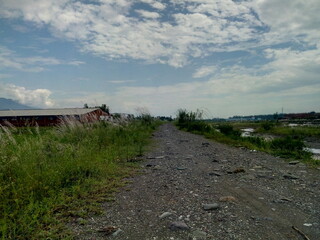 Landscape view near river 