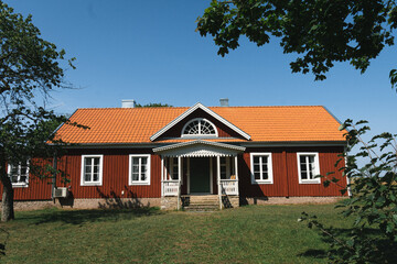 Rotes Schwedenhaus auf Öland