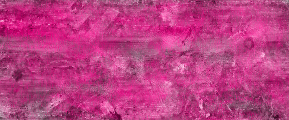 Abstract pink background vintage grunge texture. Dark slate background toned classic pink color, old vintage distressed bright red paper illustration, pink wall scratches, blood Dark Wall Texture.