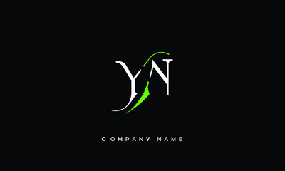 Fototapeta YN, NY, Y, N Abstract Letters Logo Monogram obraz
