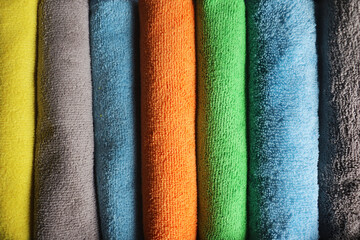 Colorful towel background