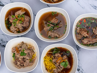 Mixed Pork, Chicken, Seafood, Soups and Rice Dishes