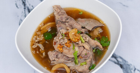 Mixed Pork, Chicken, Seafood, Soups and Rice Dishes