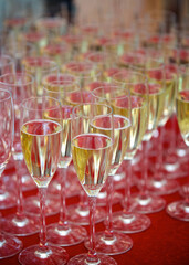 Crystal glasses for holiday