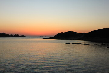 Naklejka premium 노을 / sunset in korea