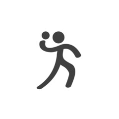 Handball sport vector icon