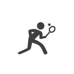 Table tennis sport vector icon