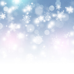 Winter White Snow Fall Background
