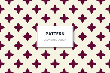 Seamless pattern with colorful geometric art element