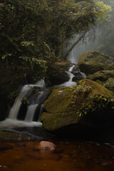 Fototapeta premium waterfall in the mountains