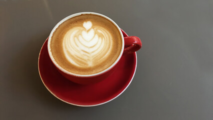 cup of coffee with milk