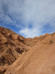 Fototapeta na wymiar Valle de la Luna, San Pedro de Atacama, Chile. 