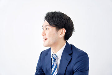 ビジネスマン　白背景