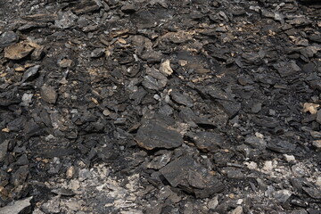 close up photo of scattered coal, coal mine wallpaper