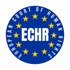 ECHR European Court of human rights symbol icon