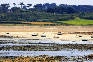 The Côte de granite rose or Pink Granite Coast is a stretch of coastline in the Côtes d'Armor departement of northern Brittany, France.