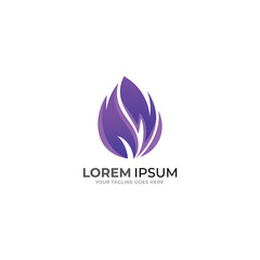 Fire Logo vector design Logo Icons Template.