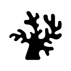 Coral icon isolated on white background