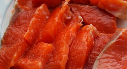 shrimp on a plate, fish 