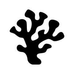 Coral icon isolated on white background