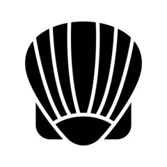 Shell icon isolated on white background
